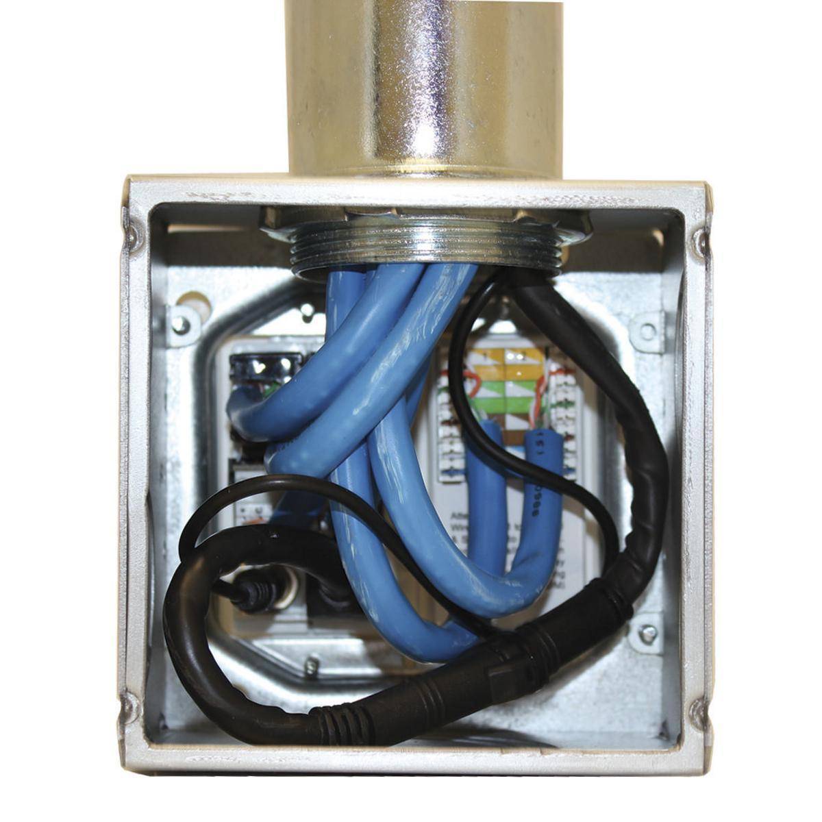 Hubbell® HBL260 Large Capacity Square Wall Box, Steel, 66.7 cu-in Capacity, 2 Gangs, (2) Outlets, (10) Knockouts, 4-11/16 in H x 4-11/16 in W x 3-1/4 in D