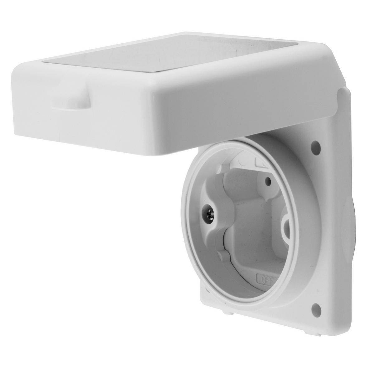 Wiring Device-Kellems HBL303NMELCI 1-Phase Grounding Standard Weather Resistant Screw Mount Straight Blade Inlet Kit With Hardware, 125 VAC, 30 A, 2 Poles, 3 Wires, Metallic