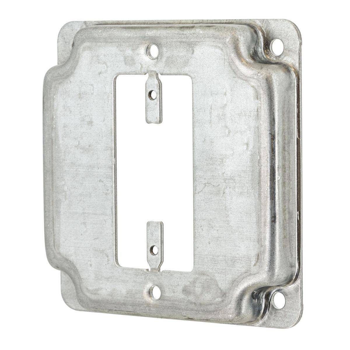 Wiring Device-Kellems HBL808C HBL 1-StyleLine Decorator Wall Boxes, Square Cover, Pre Galvanized Steel
