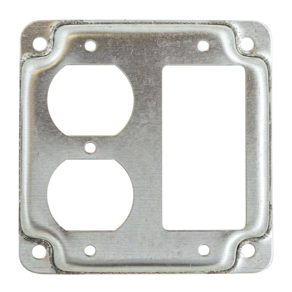 Wiring Device-Kellems HBL915C HBL Duplex/StyleLine Decorator Wall Boxes, Square Cover, Pre Galvanized Steel