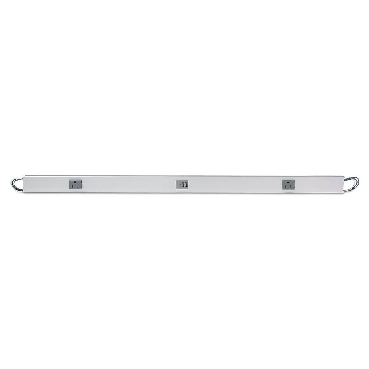 Wiring Device-Kellems PlugTrak® HBLALU20GB312U Standard Tamper Resistant Metallic Raceway, 38 in L, Aluminum