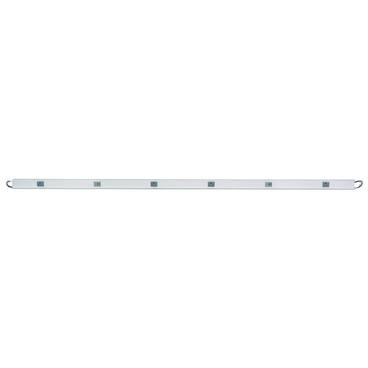 Wiring Device-Kellems PlugTrak® HBLALU20GB612U Standard Tamper Resistant Metallic Raceway, 74 in L, Aluminum