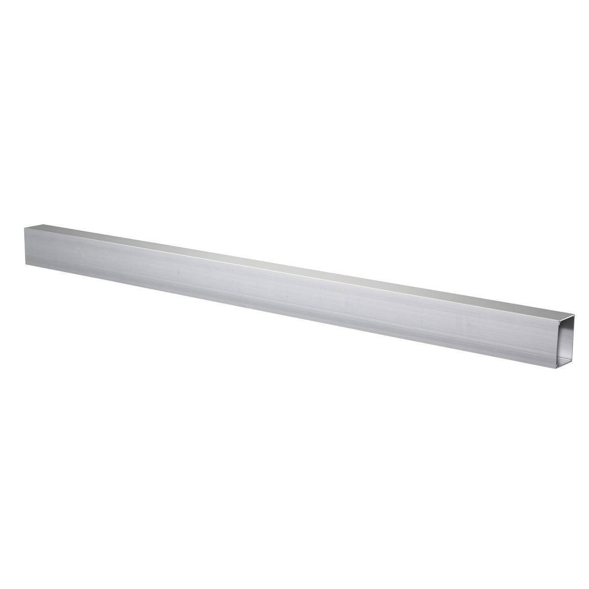 Wiring Device-Kellems HBLALU3800B10 1-Channel Removable Raceway Base With Removable Cover, 10 ft L x 3 in W x 2.1 in H, Aluminum