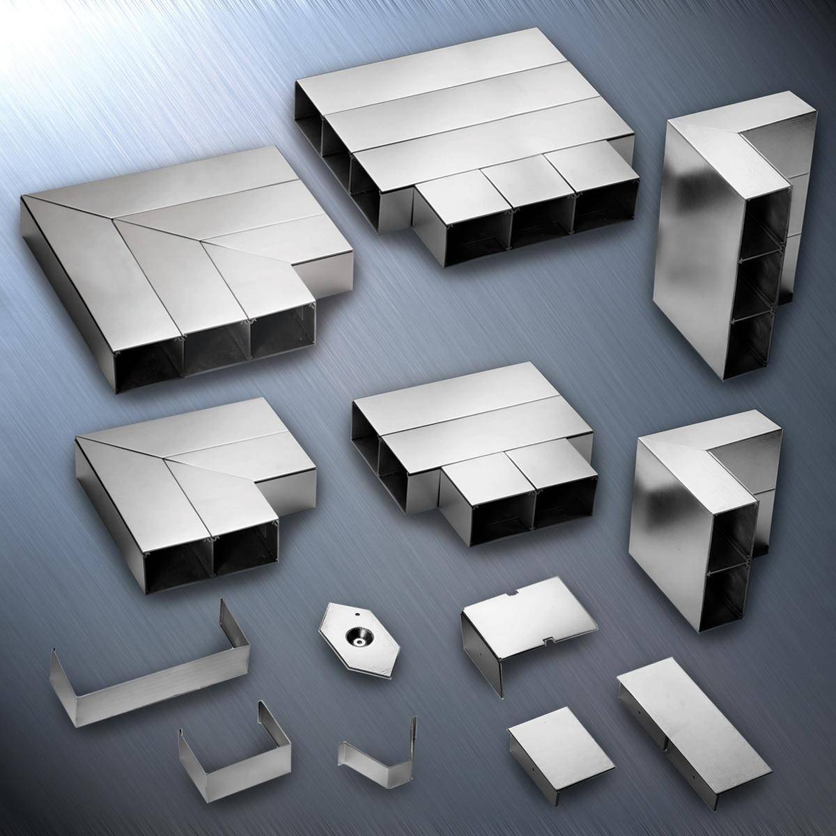 PREMISE WIRING HBLALU5000B10 2-Channel Removable Raceway Base, 10 ft L x 5.08 in W x 1.66 in H, Extruded Aluminum