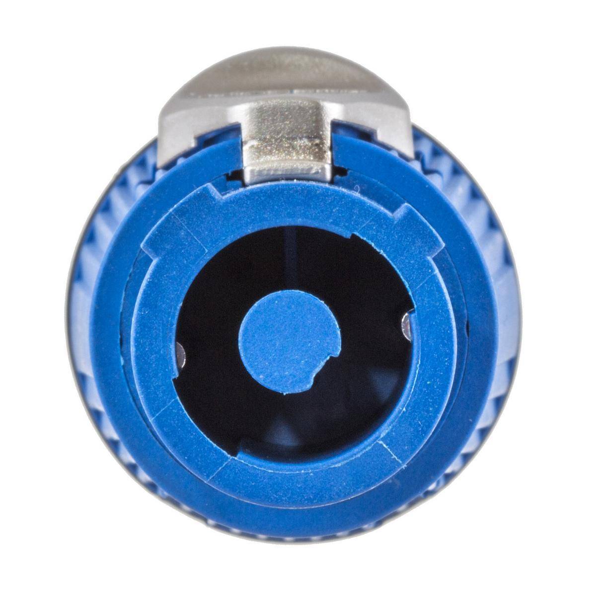 Wiring Device-Kellems Insul-Lock™ Insulgrip® HBLCPIBL Standard Sized Unshielded Power-In Connector, 250 VAC, 25 A, 1 Poles, Blue