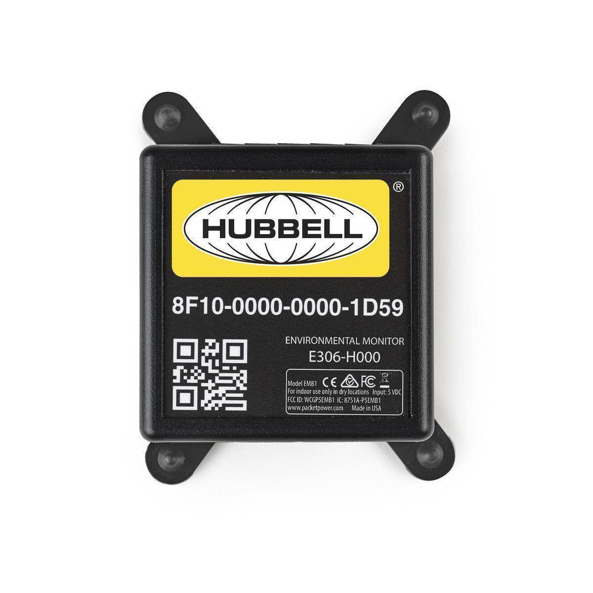 Wiring Device-Kellems HBLE306H000 Environmental Monitor, For Use With HBL Series Data Monitoring, Lexan®