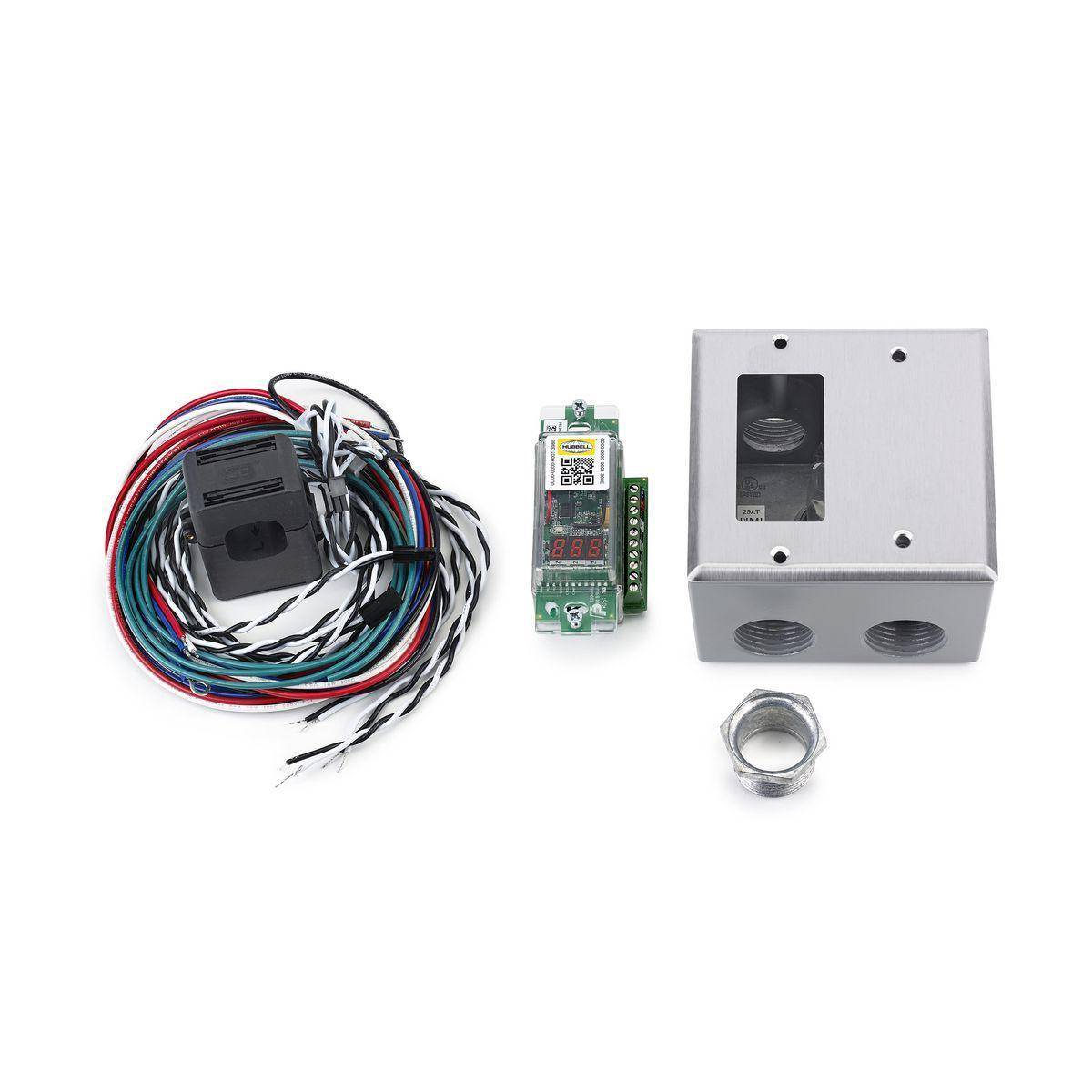 Wiring Device-Kellems HBLPG003S00010MM 1-Phase Split Core Panel Monitor, For Use With HBL Series Data Monitoring, Lexan®