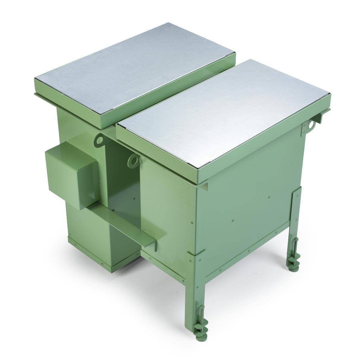 Wiring Device-Kellems HBLSCCUBPDW Semi-Adjustable Convention Centre Utility Box With Heavy Duty Cover, Stamped Steel, 2 X 2.3 cu-ft Capacity, 29.48 in L x 21.27 in W x 27.5 in H