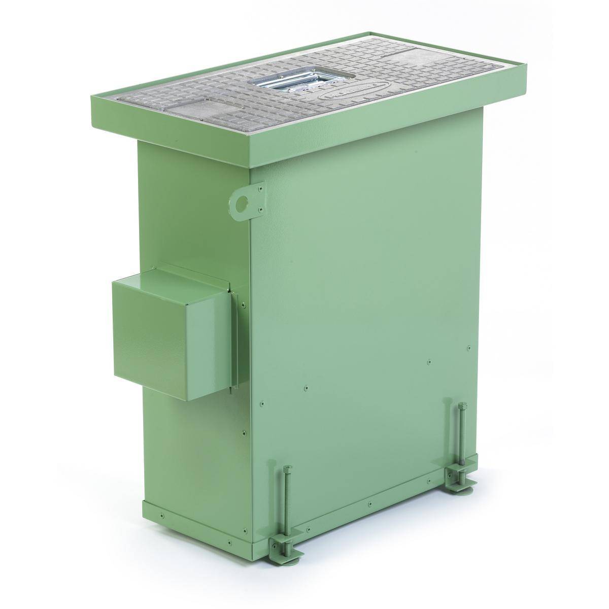 Wiring Device-Kellems HBLSCCUBPD Semi-Adjustable Convention Centre Utility Box With Heavy Duty Cover, Stamped Steel, 2 X 2.3 cu-ft Capacity, 13.46 in L x 24.26 in W x 27.5 in H