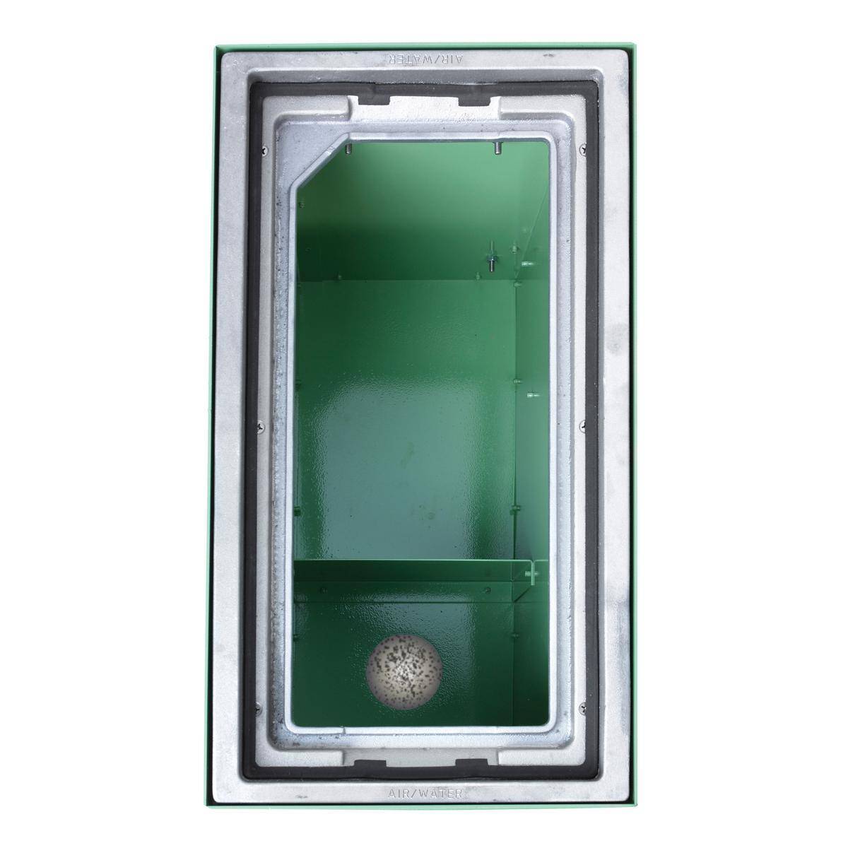 Wiring Device-Kellems HBLSCCUBW Semi-Adjustable Convention Centre Utility Box With Cover, Stamped Steel, 2 X 2.3 cu-ft Capacity, 13.46 in L x 24.26 in W x 27.5 in H