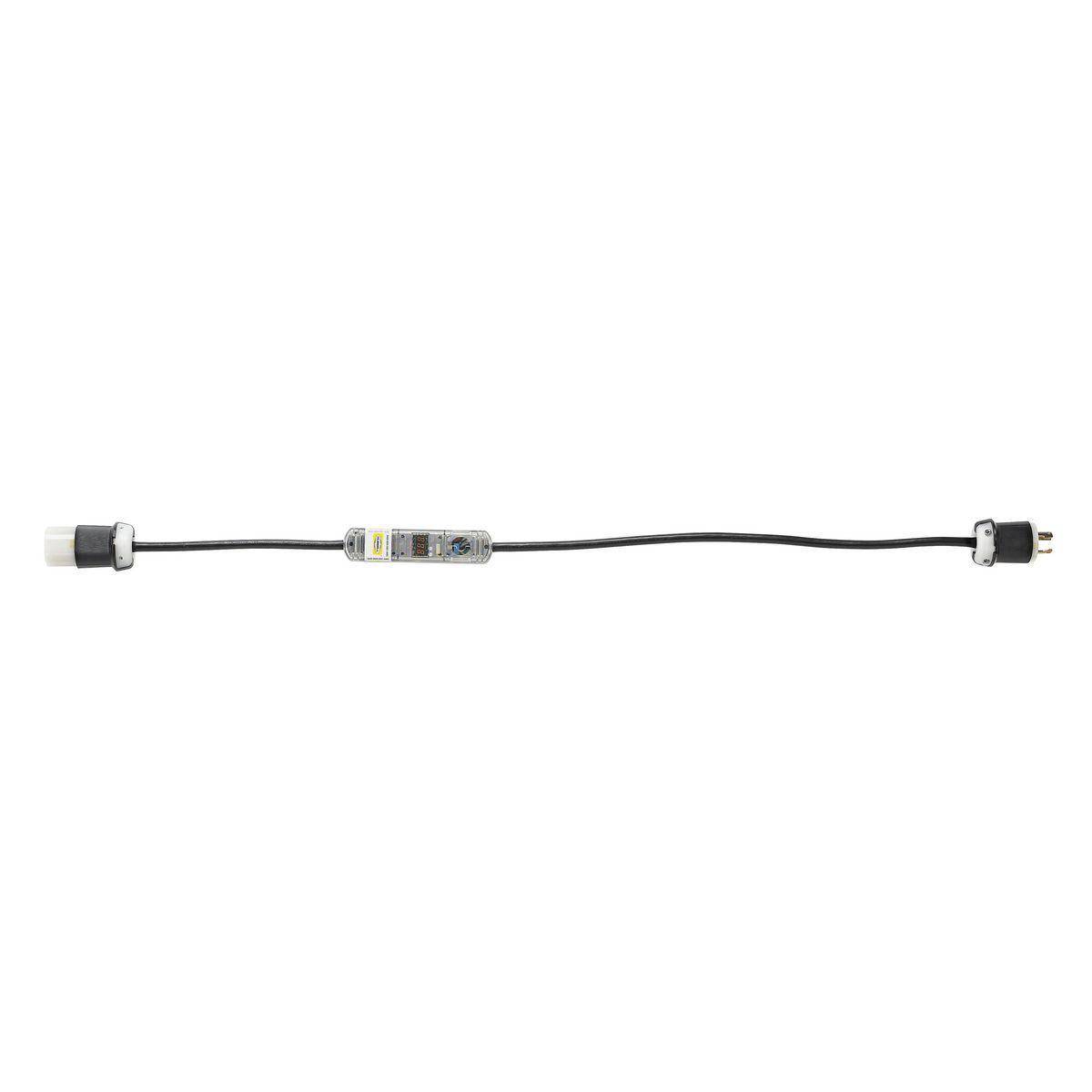PREMISE WIRING Wiring Device-Kellems HBLSG20L6L6 1-Phase Data Monitoring Fully Enclosed Standard Smart Power Cable, 240 VAC, Lexan®