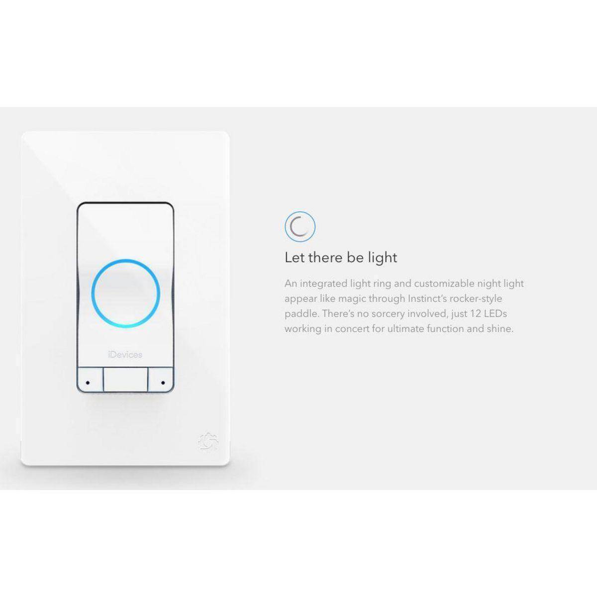 Wiring Device-Kellems IDEV0022 Smart Light Switch, White