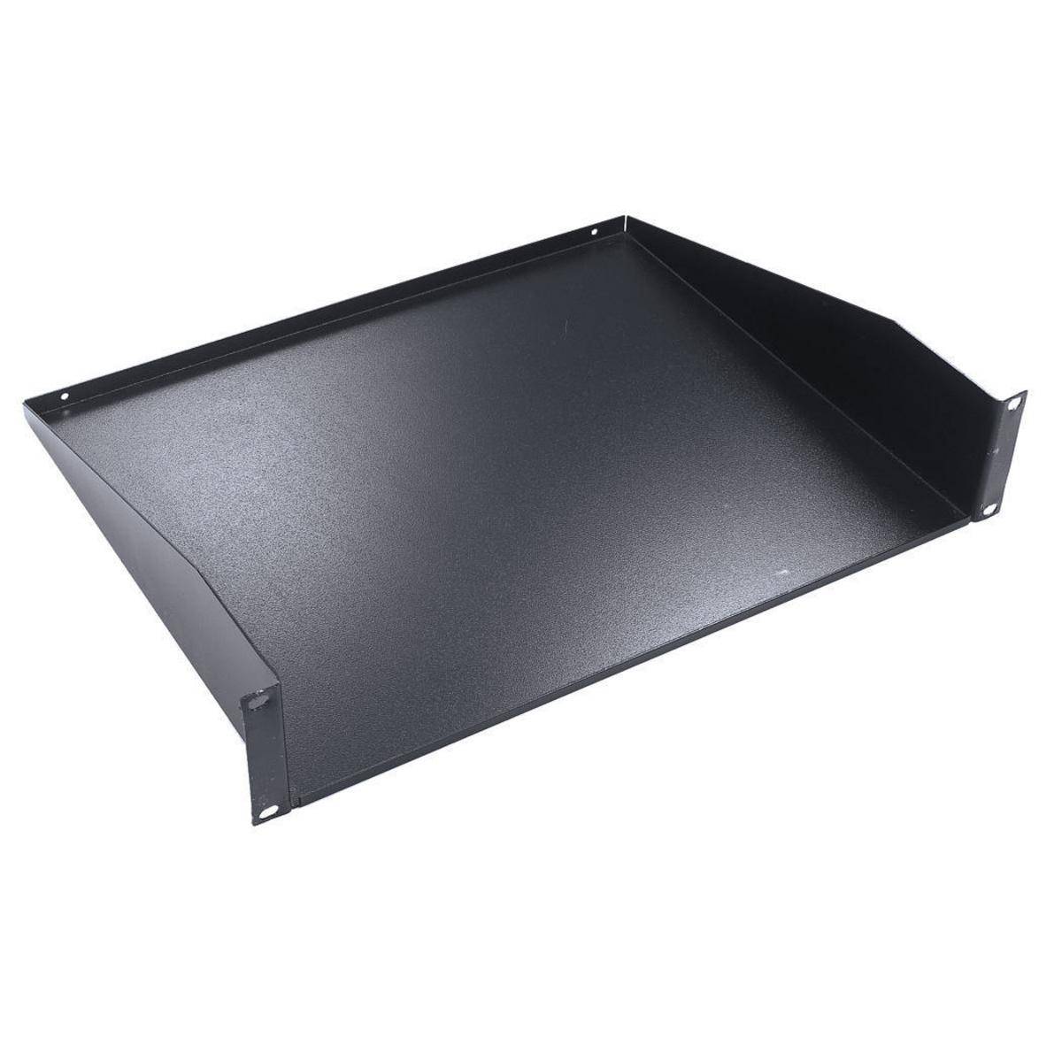 PREMISE WIRING NEXTFRAME® MCCCS19 Solid Cantilevered Shelf, 20.7 in H x 3.9 in W x 14 in D, 2U Rack, Cold Rolled Steel