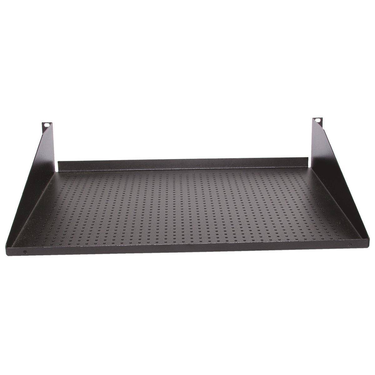 Wiring Device-Kellems NEXTFRAME® MCCCS19P Cantilevered Perforated Equipment Shelf, 3-1/2 in H x 17 in W x 14 in D, 2 Rack, Cold Rolled Steel