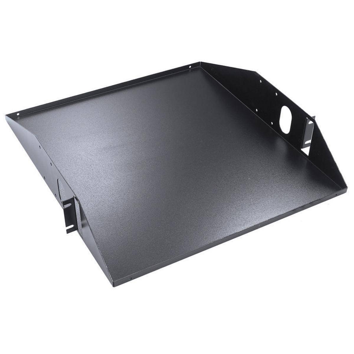 PREMISE WIRING NEXTFRAME® MCCCWS19 Solid Center Weighted Shelf, 20.8 in H x 3.9 in W x 20 in D, 2U Rack, Cold Rolled Steel