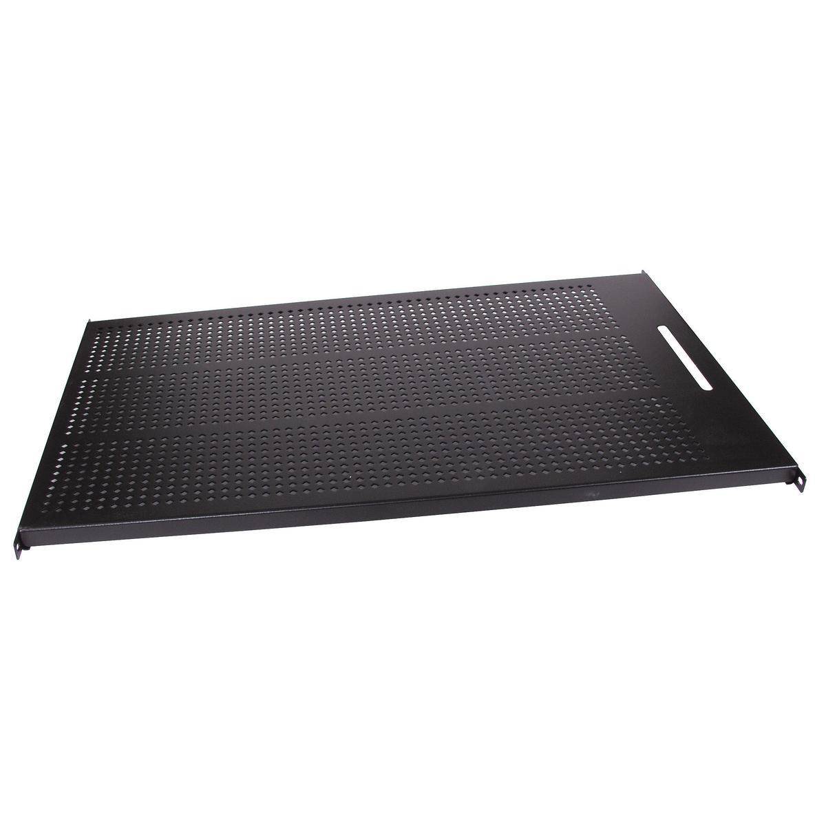 PREMISE WIRING MCCPSHLF Fixed Perforated Cabinet Shelf, 27.4 in H x 21.7 in W x 3.8 in D, Cold Rolled Steel