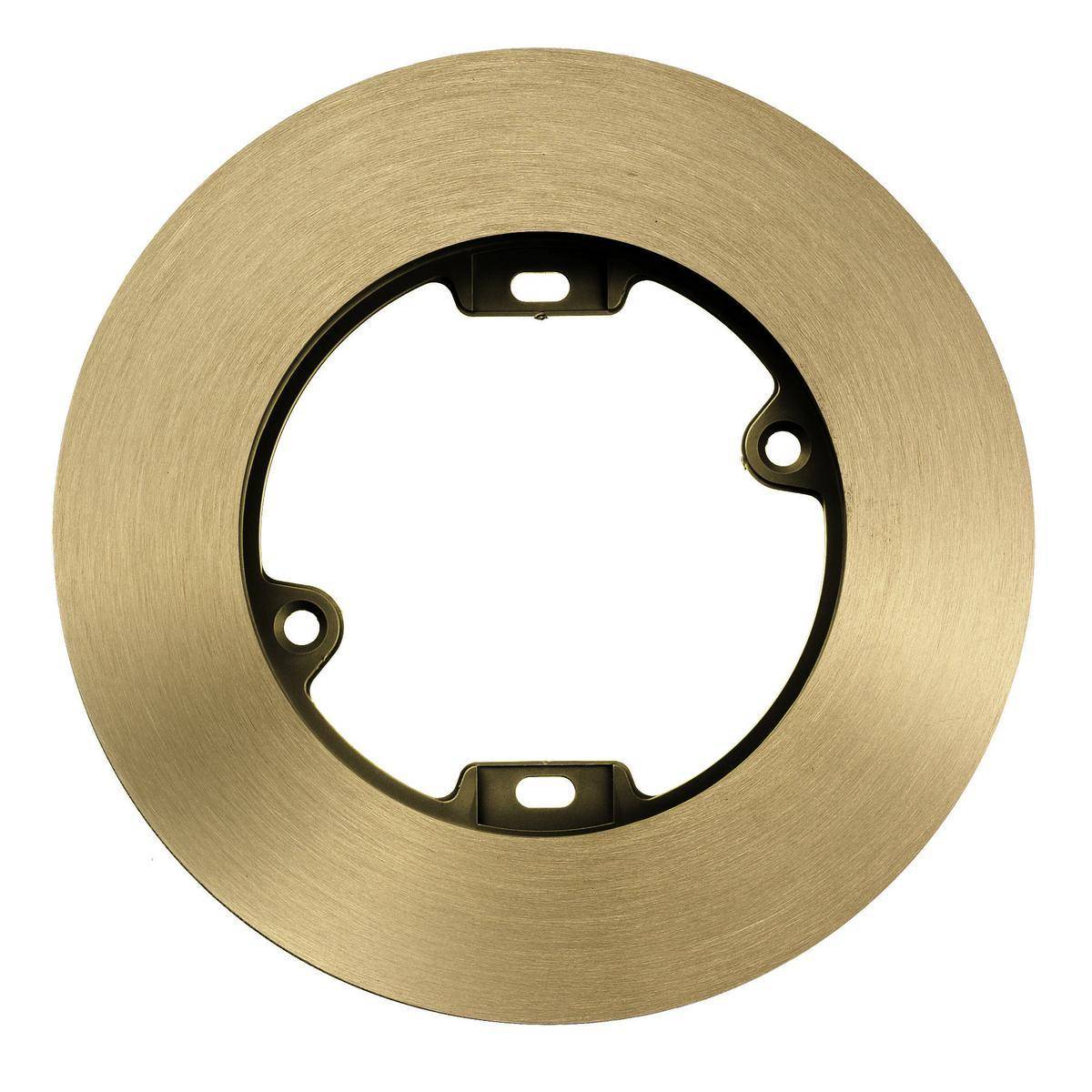 Wiring Device-Kellems PFBFBRA Round Standard Sized Carpet Flange, 6-1/4 in Dia, Thermoplastic