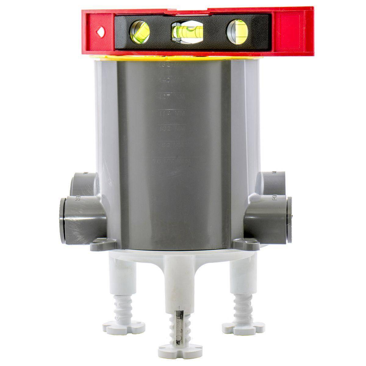 PREMISE WIRING Wiring Device-Kellems PFBSTAND Adjustable Non-Metallic Standard Floor Box Stand, 6 in W, PVC, White