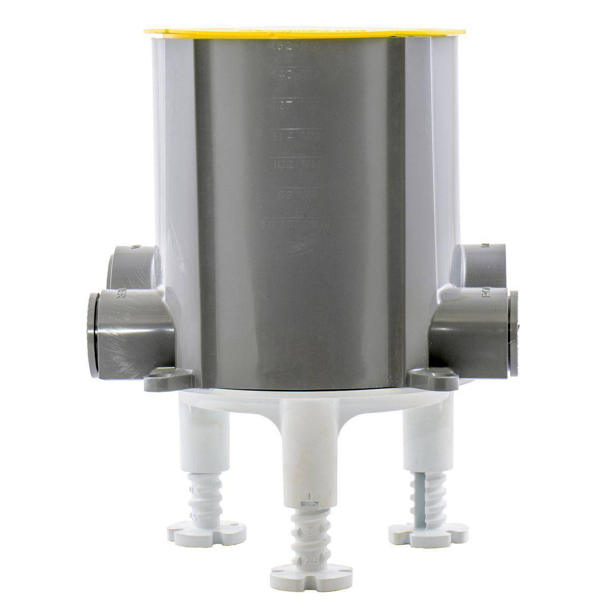 PREMISE WIRING Wiring Device-Kellems PFBSTAND Adjustable Non-Metallic Standard Floor Box Stand, 6 in W, PVC, White