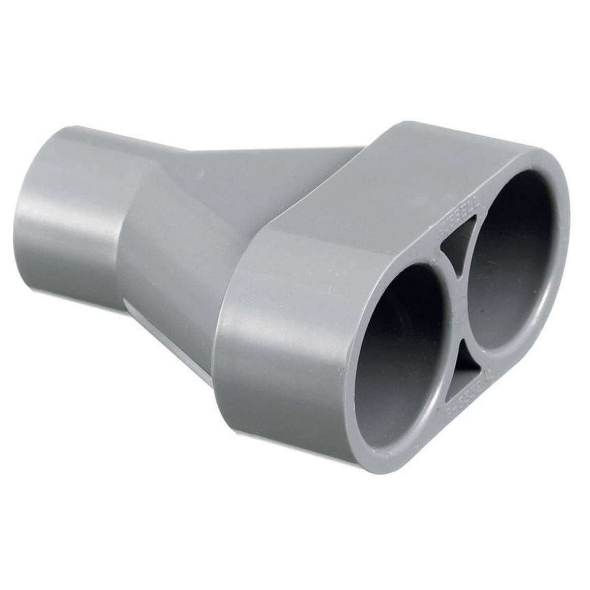 PREMISE WIRING PFBYA1 Type Y Flush Non-Metallic Standard Adapter, 6 in D, PVC Coated