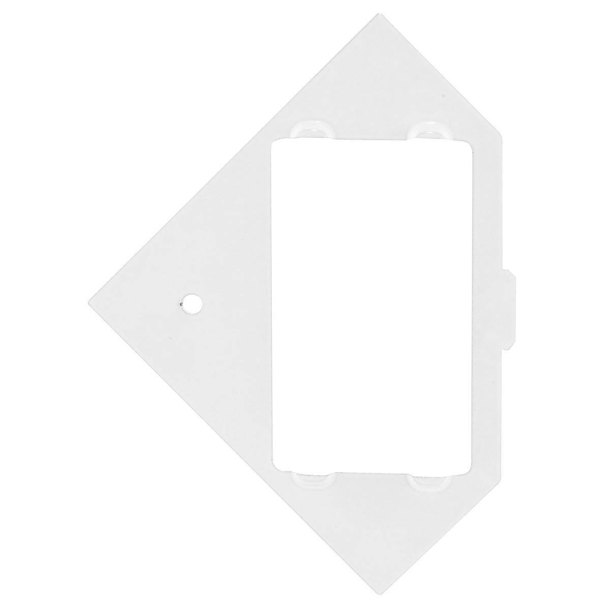 Wiring Device-Kellems RAFB4SP3UIS RAFB4 Standard Sized Sub Plate, 1.71 in L x 2.88 in W, 4 Gangs, Galvanized Stamped Steel