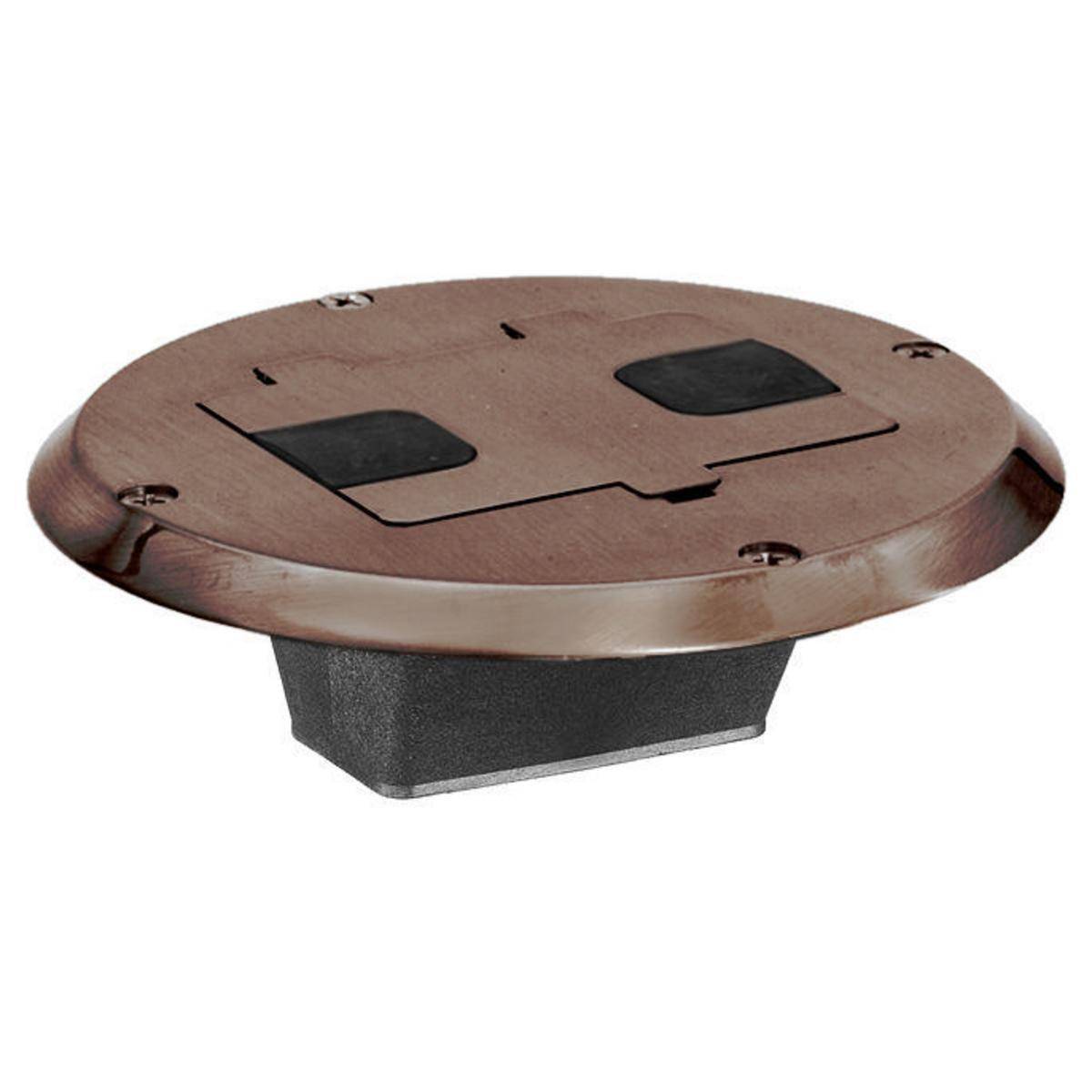 PREMISE WIRING tradeSELECT® RF506CU Replacement Standard Floor and Wallbox With Flange, Door, Stamped Steel, 28 cu-in Capacity
