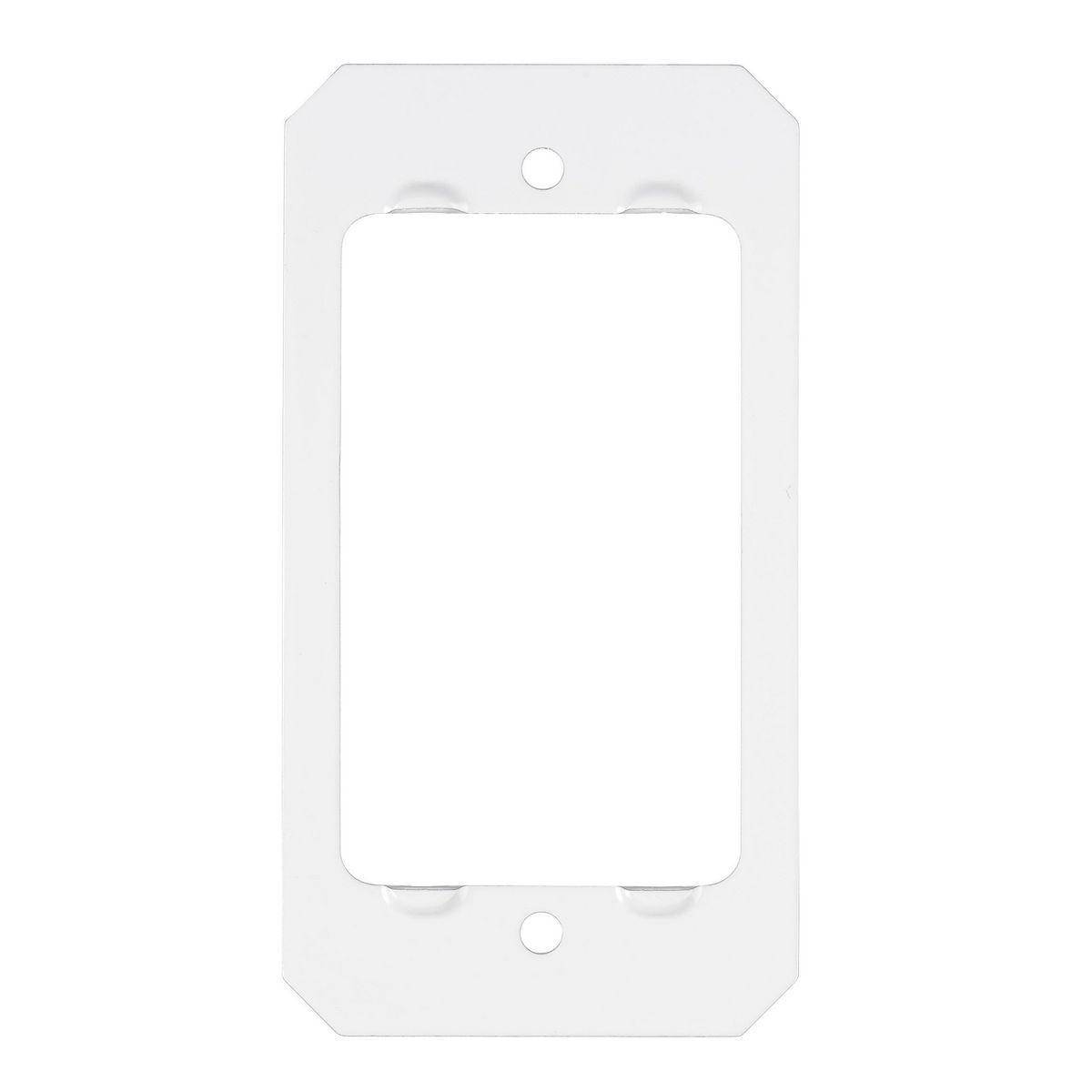 PREMISE WIRING Wiring Device-Kellems SystemOne™ ScrubShield® S1R10CSPL Center Fire Rated Poke Through Recessed Standard Sub-Plate With (3) Unit Hubbell iSTATION™ Openings, 4.18 in L x 2.22 in W, Galvanized Steel