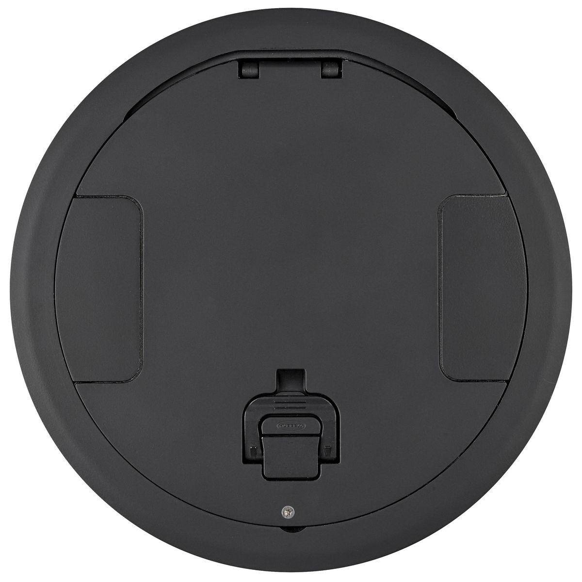 Wiring Device-Kellems ScrubShield® SystemOne S1R10CVRTRBLK Tamper Resistant Cover Assembly, Cast Aluminum