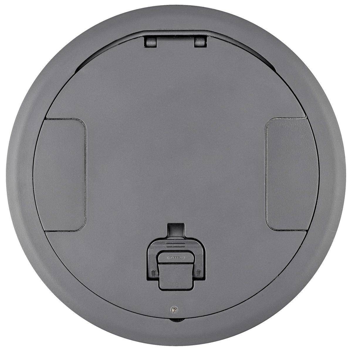Wiring Device-Kellems ScrubShield® SystemOne S1R10CVRTRGRY Tamper Resistant Cover Assembly, Cast Aluminum