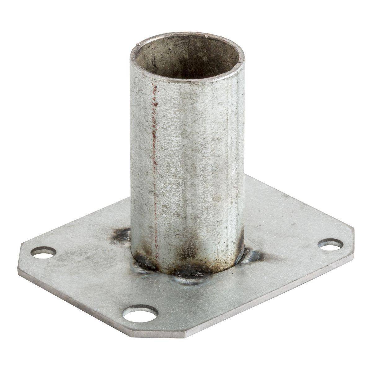 Wiring Device-Kellems SystemOne S1R10PBF075 Standard Perimeter Bottom Feed Plate With 3/4 in EMT, 1.98 in L x 2.48 in W x 1.18 in D, Galvanized Steel