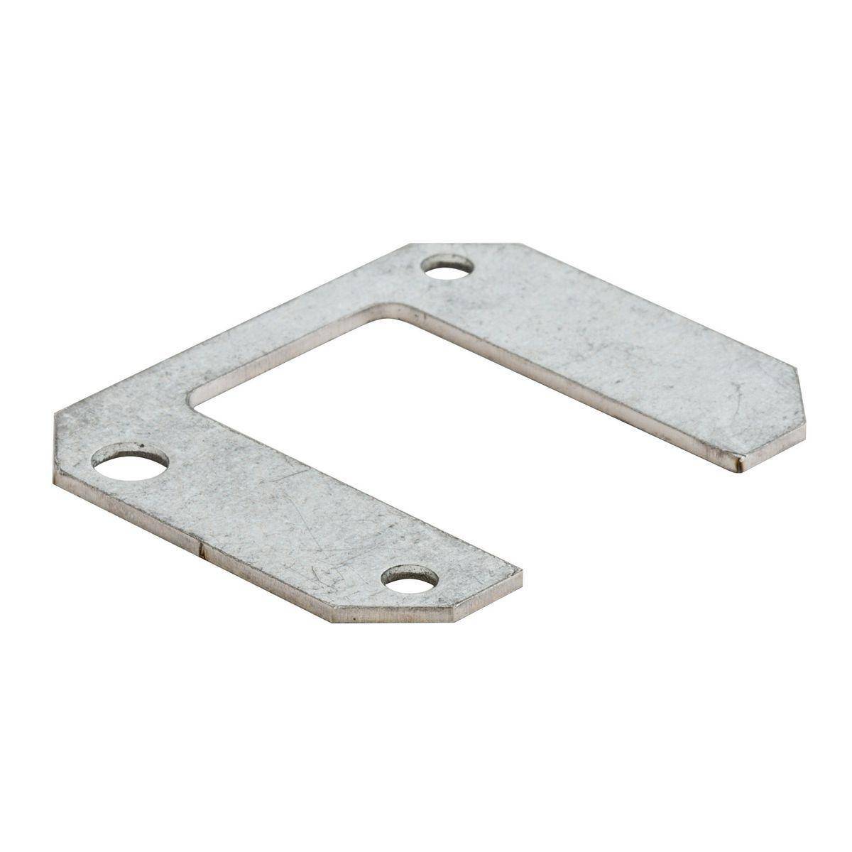 PREMISE WIRING Wiring Device-Kellems SystemOne™ ScrubShield® S1R10PBFPT Perimeter Bottom Fire Rated Poke Through Recessed Standard Feed Plate, Pre-Galvanized Steel