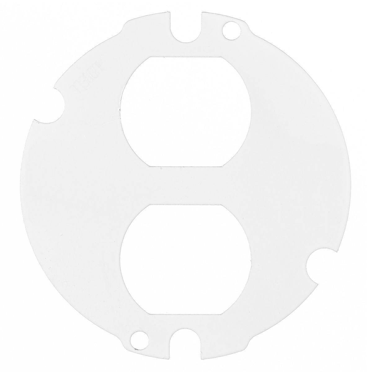 Wiring Device-Kellems SystemOne ScrubShield® S1R4SPDUPLEX Duplex Standard Sub Plate, Stamped Steel