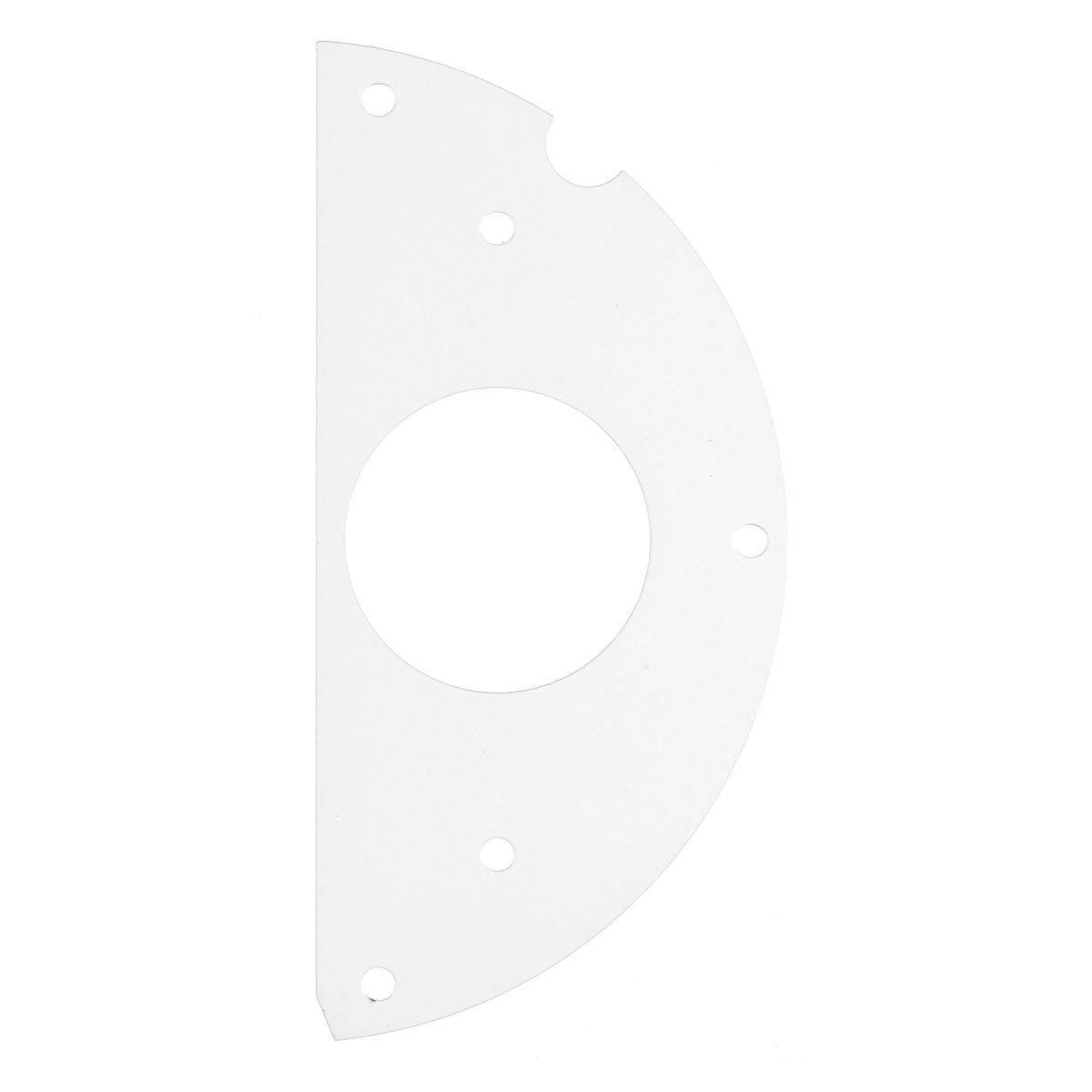 Wiring Device-Kellems SystemOne ScrubShield® Twist-Lock® S1R6SPG 50/50 Split Right Side/Standard Sized Sub Plate With (1) 1.6 in Opening, Galvanized Steel