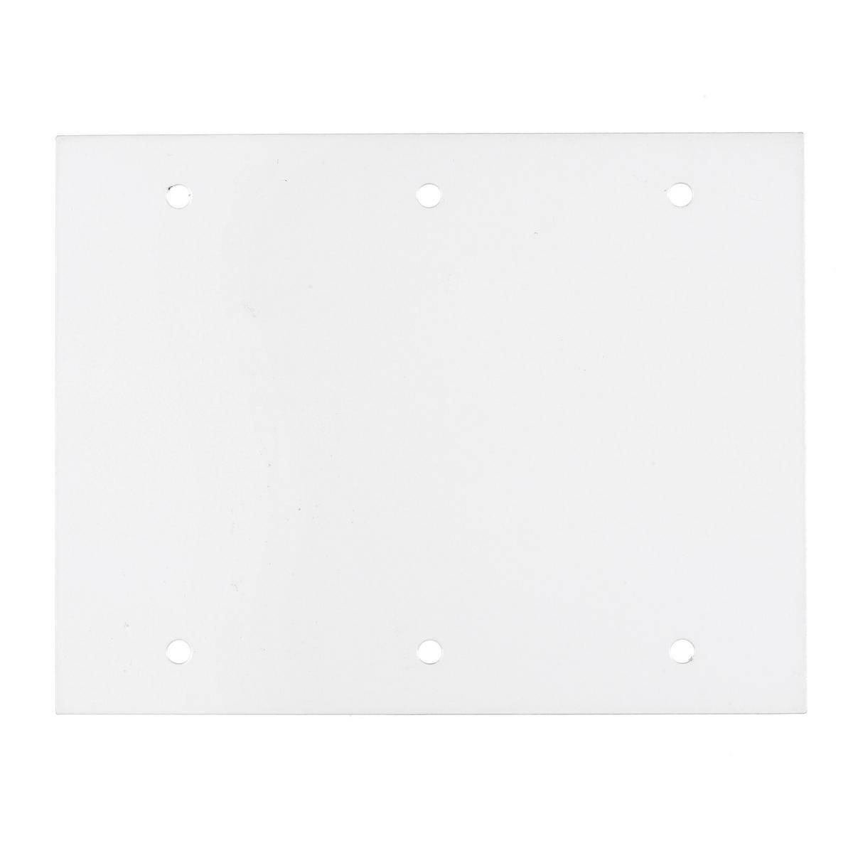 Wiring Device-Kellems SystemOne ScrubShield® S1R8CSPN Blank Standard Sized Center Sub Plate, 5.41 in L, Steel