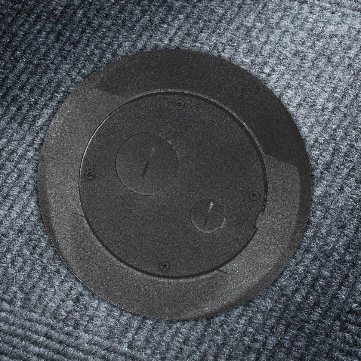 Wiring Device-Kellems SystemOne S1SPFFAL Fire-Rated Poke-Through Sub Plate, 8 in Dia, 2.41 in L, Cast Aluminum