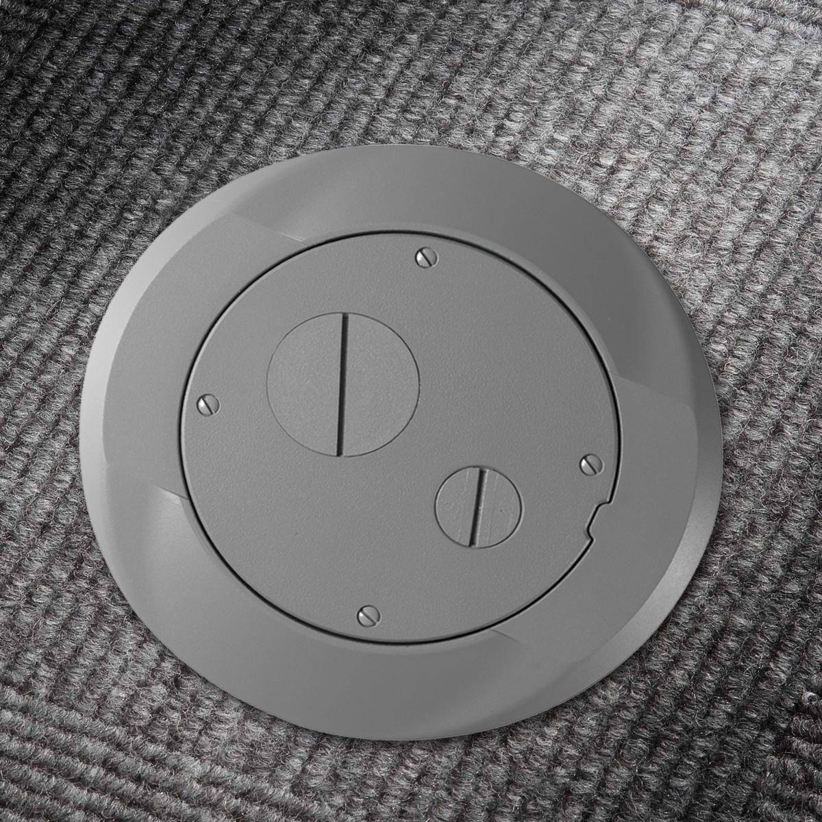 Wiring Device-Kellems S1SPFFBRS S1 Series Standard Sized Sub Plate, 8 in Dia, 2.41 in L, Cast Aluminum