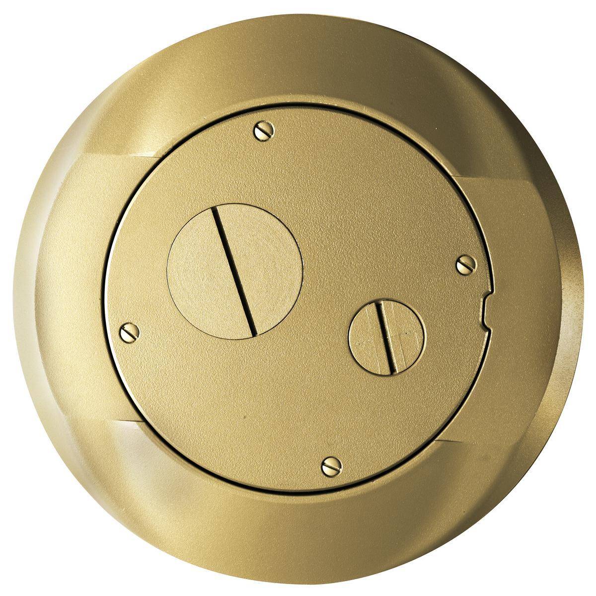 Wiring Device-Kellems S1SPFFBRS S1 Series Standard Sized Sub Plate, 8 in Dia, 2.41 in L, Cast Aluminum