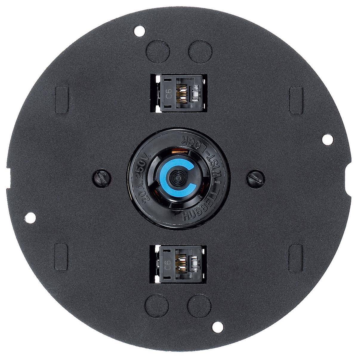 Wiring Device-Kellems SystemOne S1SPTL Standard Fire-Rated Poke-Through Sub Plate, 5.36 in Dia, 6.26 in L, Cast Aluminum