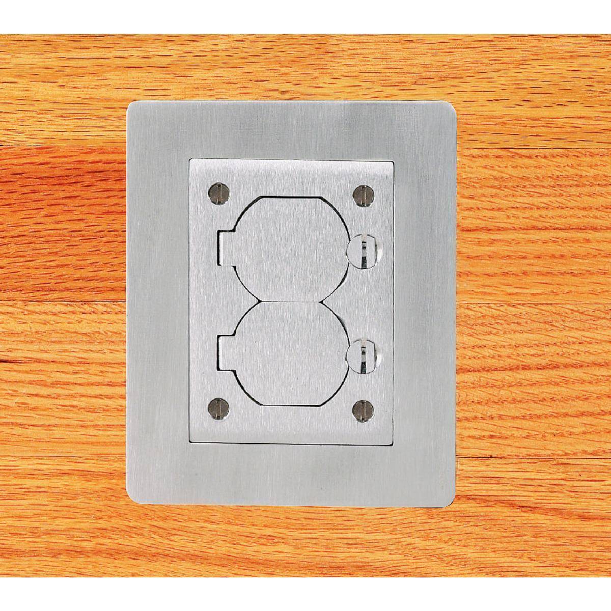 Wiring Device-Kellems SA3083WM1 Floor Box Flange, Aluminum