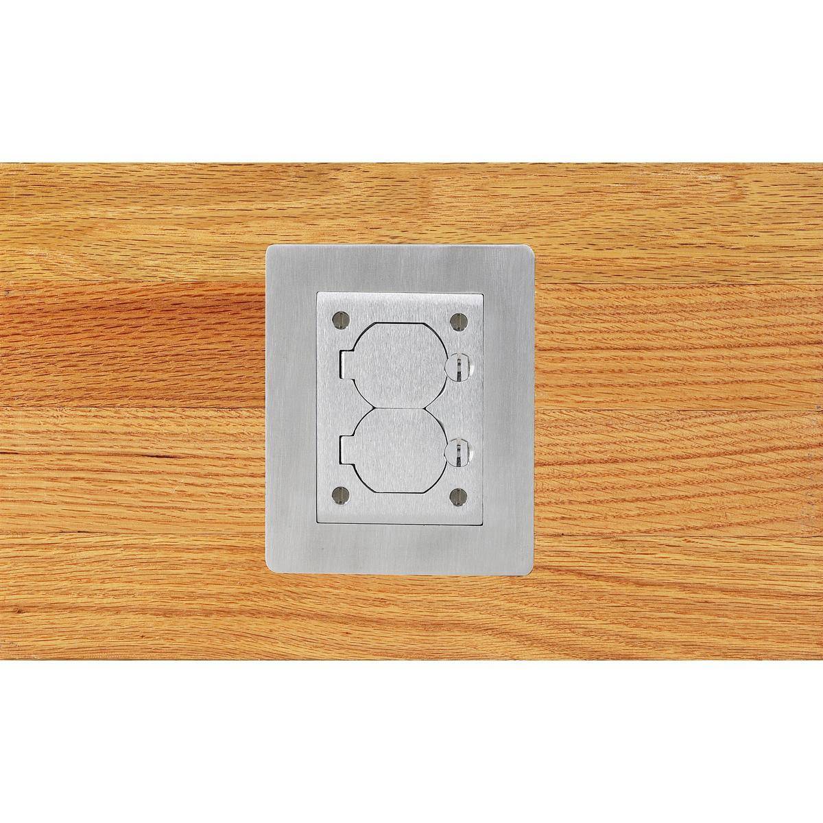 Wiring Device-Kellems SA3083WM1 Floor Box Flange, Aluminum