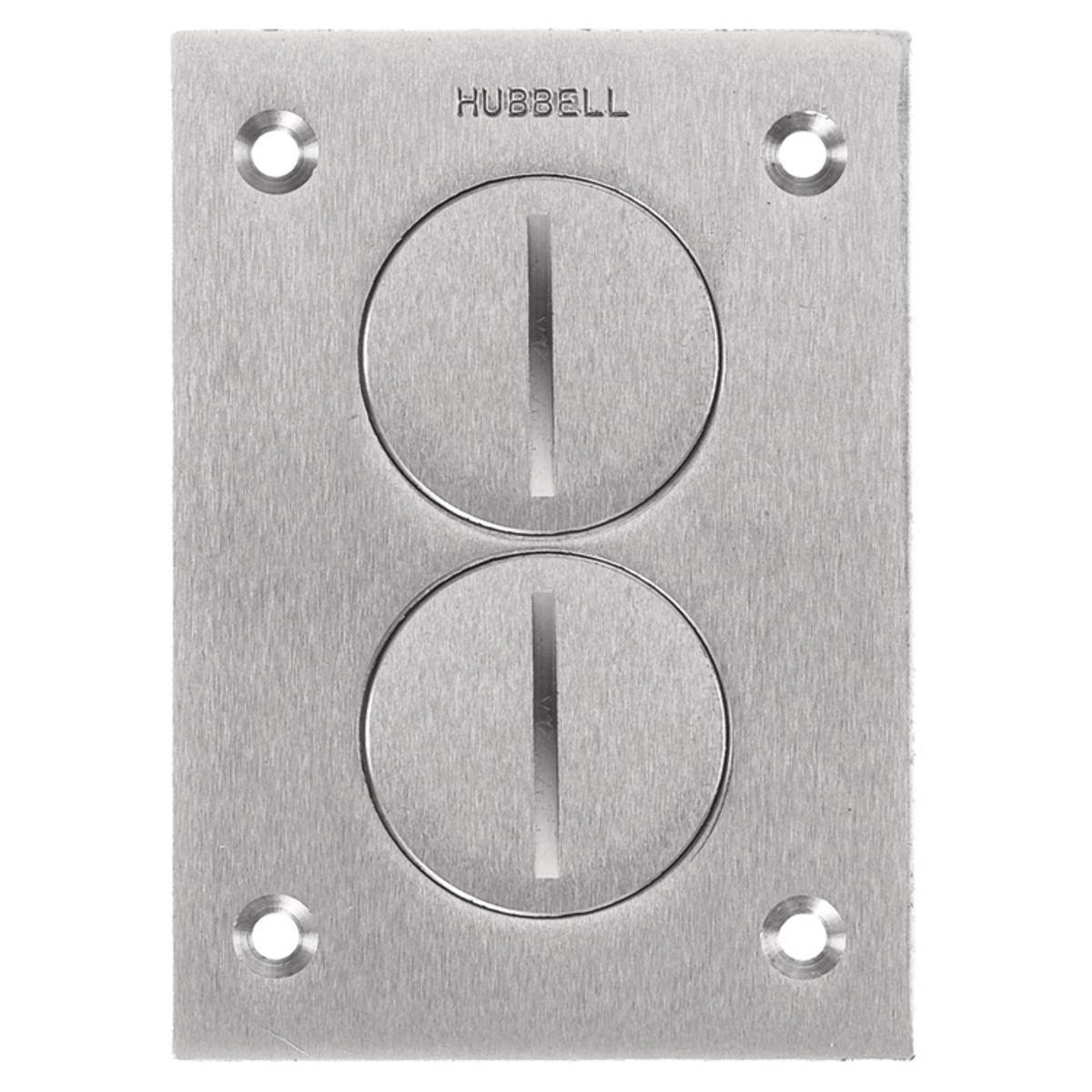 PREMISE WIRING SA3625 Standard Floor Box Cover, 4.15 in L x 2.99 in W, Aluminum