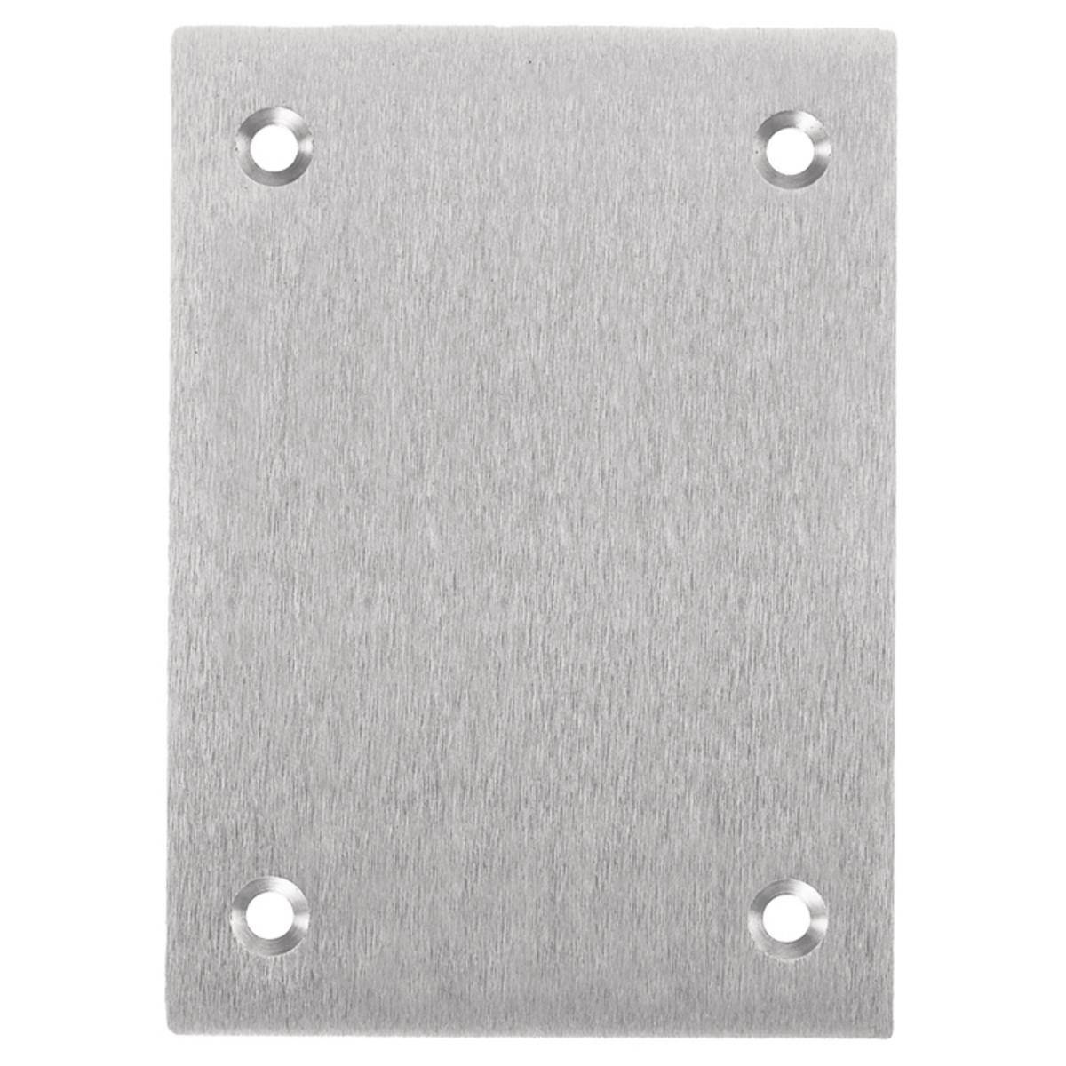 Wiring Device-Kellems SA3813 Standard Floor Box Cover, 2.98 in L x 4.15 in W x 0.24 in D, Blank Cover, Aluminum