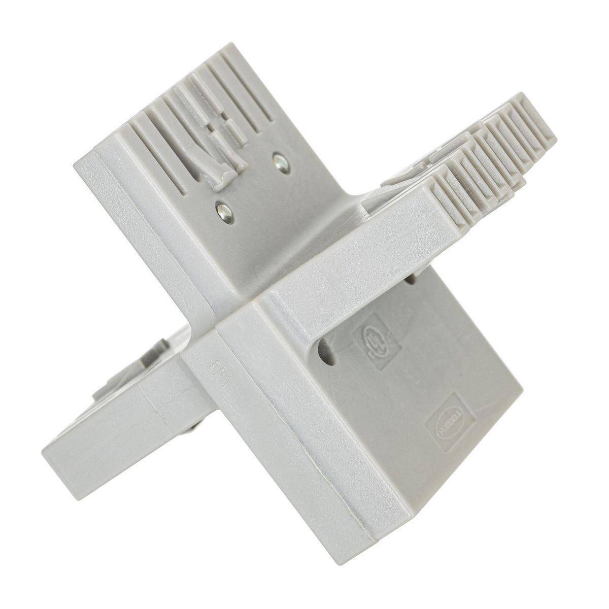 Wiring Device-Kellems SP84 Standard Splitter, For Use With CONNEXION 4/2/2 Wiring Configuration Zone Distribution Systems, 8-Wire, 1 in 3 Out, Composite