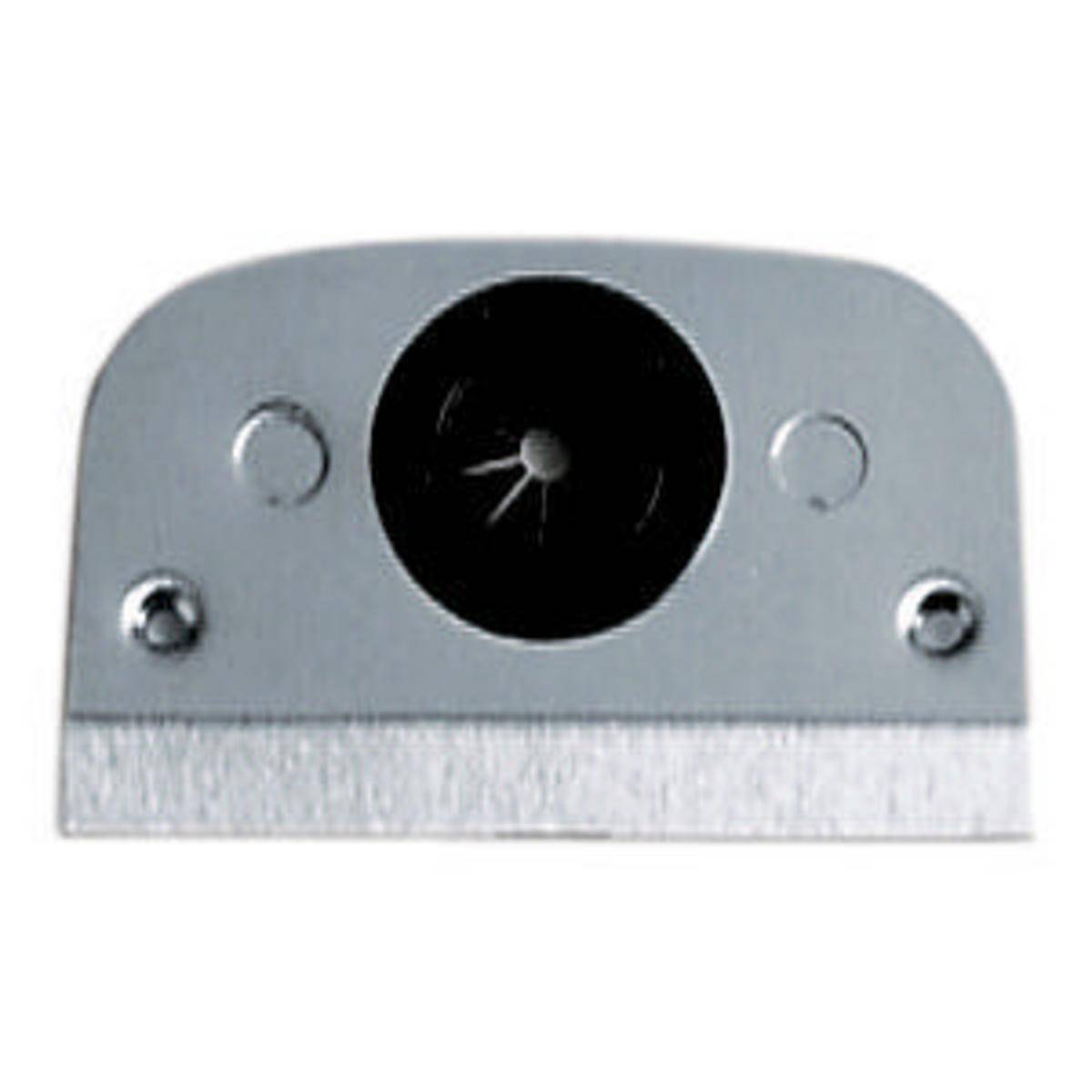 PREMISE WIRING SS309T Lo-Con Standard Stamped Telephone Bushing Pedestal Faceplate, 1 Gangs, Stainless Steel