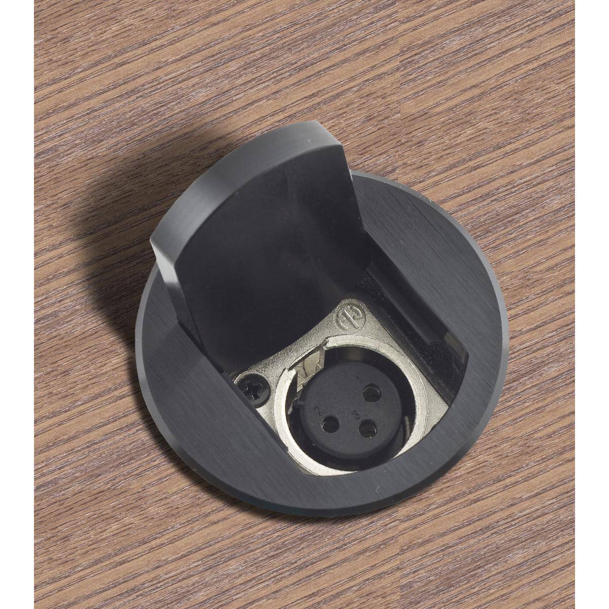 PREMISE WIRING TTBXLRBK Fabricated Low Voltage Delivery Systems Table Top Box, Stamped Steel, 1 Gangs, 1 Outlets