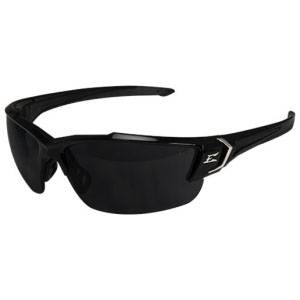 EDGE® TSDK216-G2 Khor G2 Polarized Safety Glasses, Anti-Scratch, Smoke Lens, Half Framed/Wraparound Frame, Black, Nylon Frame, Polycarbonate Lens, CSA Z94.3-15, ANSI/ISEA Z87.1+2015, MCEPS GL-PD 10-12