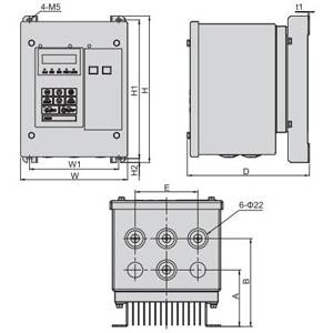 Yaskawa America Inc. CIMR-VU4A0004GAA Variable Speed Vector Microdrive