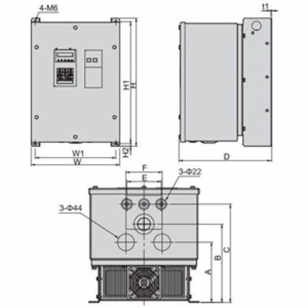 Yaskawa America Inc. CIMR-VU4A0038GAA Variable Speed Vector Microdrive