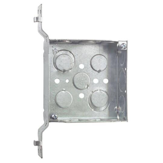 eFab™ 52151V1234P Square Box, Steel, 21 cu-in Capacity, 4 in H x 4 in W x 1-1/2 in D