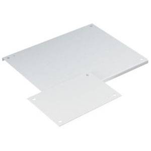 9" x 17", Hoffman Enclosures A20P12G Enclosure Panel, , 12 Gauge, Mild Steel